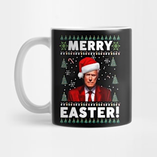 Funny Joe Biden Merry Easter Ugly Christmas Mug